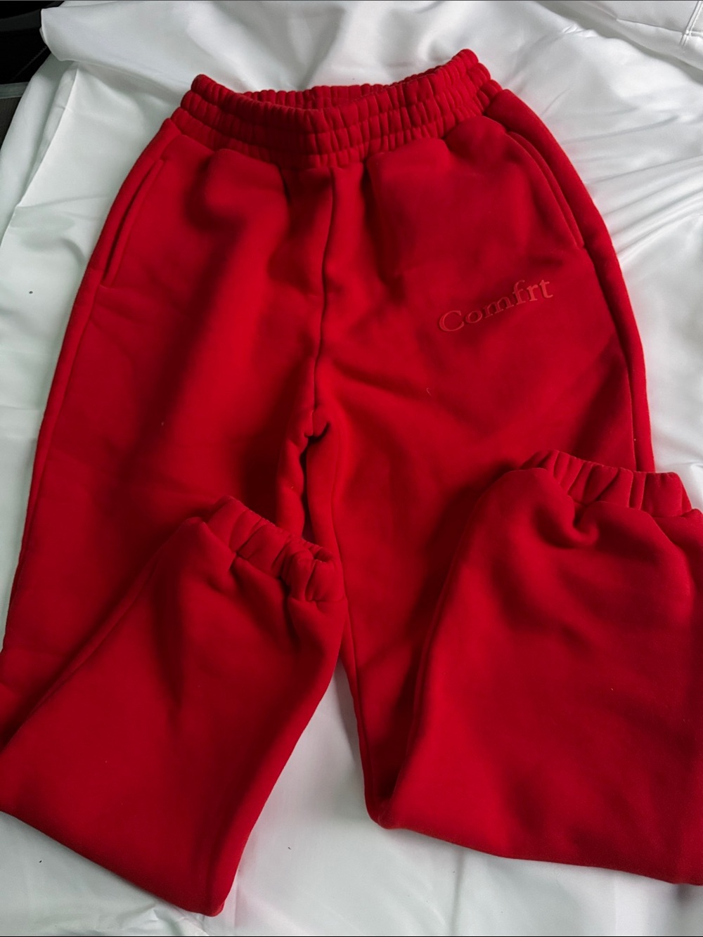 Comfort women crimson Fleece Jogger Pants